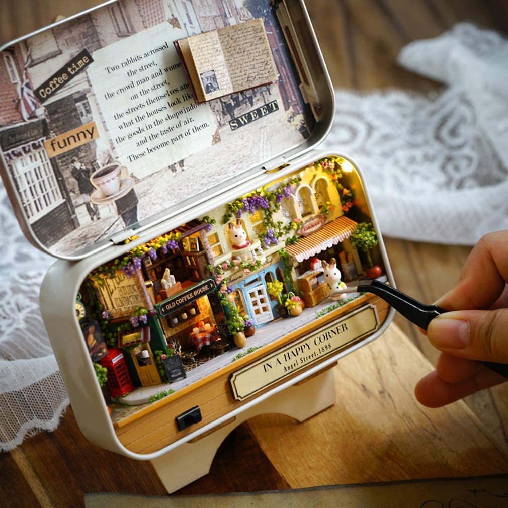 💥LAST DAY SALE 50% OFF💥Miniature Theater Box DIY Wooden Dollhouse Kit⚡BUY 2 FREE SHIPPING