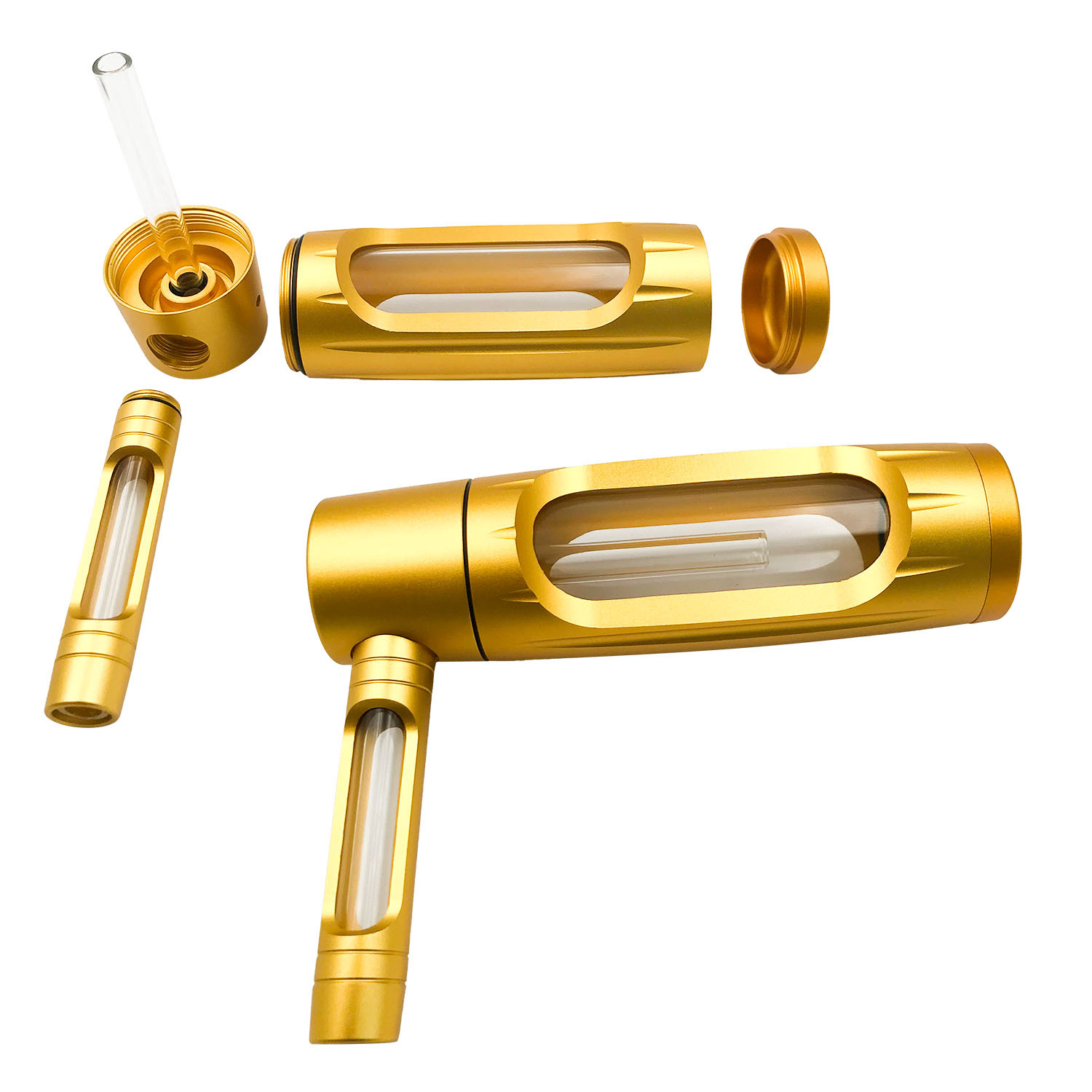 🔥 Hot Sale 49% OFF🔥-Portable metal glass pipe（ BUY 2 FREE SHIPPING)