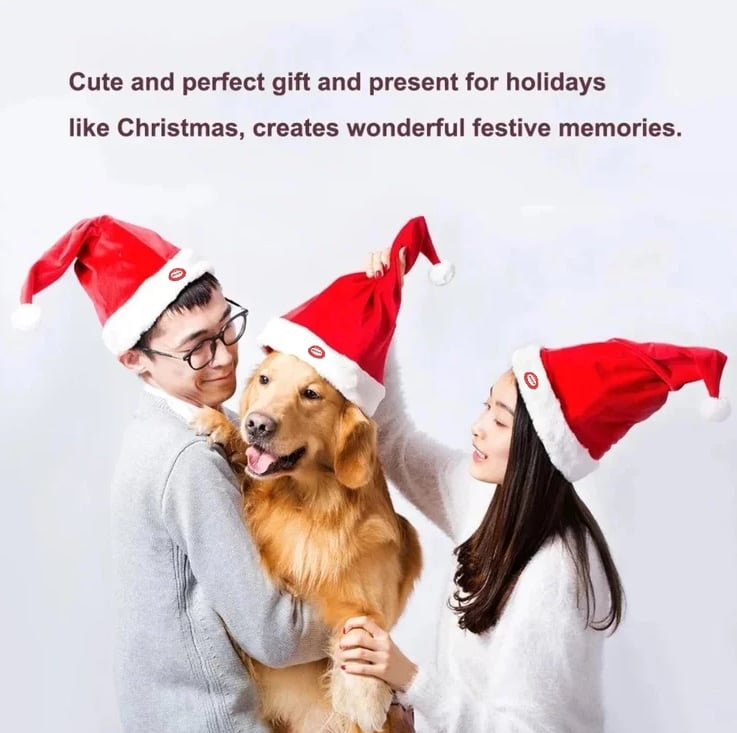 🎄TikTok Christmas Sale -70% OFF✨ Electric Christmas Hat🎅