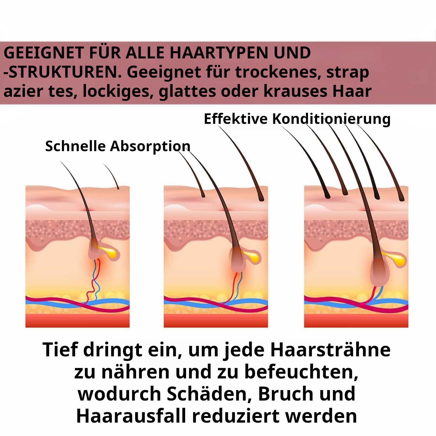 🔥Letzter Tag 50% RABATT- H-Regrow 2.0 - Reis-Nährspray für Haarwachstum