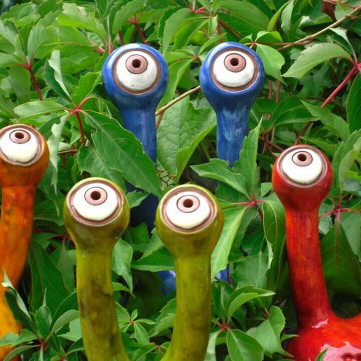 (Summer Flash Sale- 50% OFF) 👀Garden Spy Stalk Eyes-large Garden Decoration👀