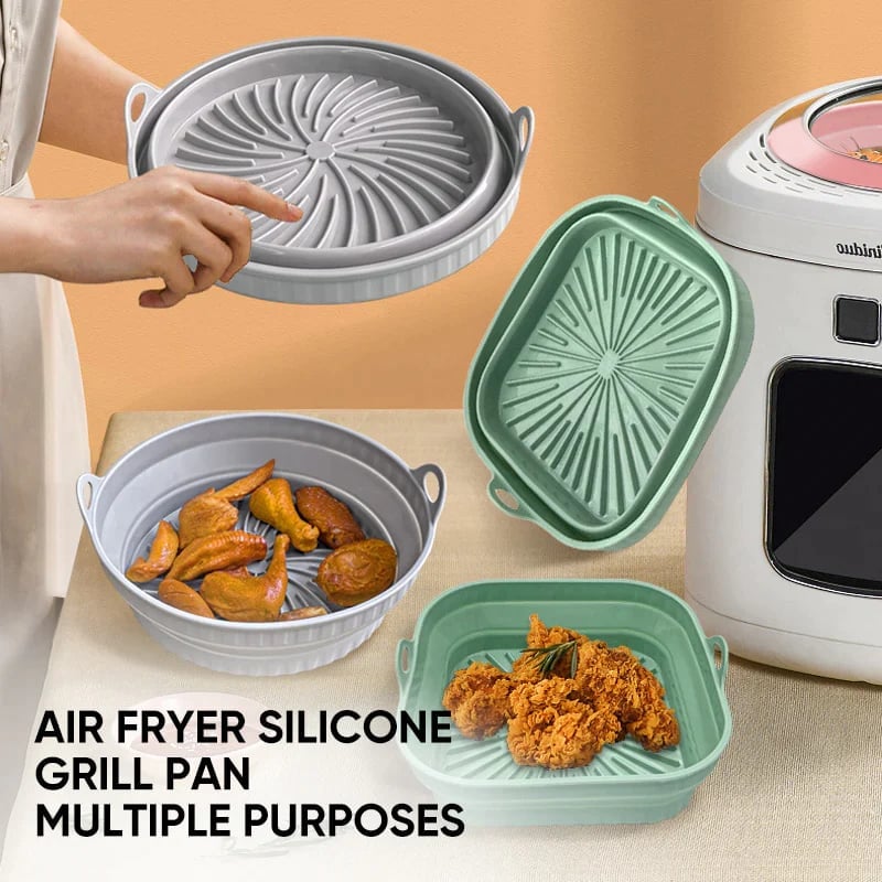 🔥LAST DAY SALE 50% OFF🔥Air Fryer Grill Pan Made Of Silicone
