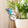 🎖️Stained glass hummingbird plant pot decorative bird shaped sun catcher beautiful handmade gift,💕 add charm to plants and windows