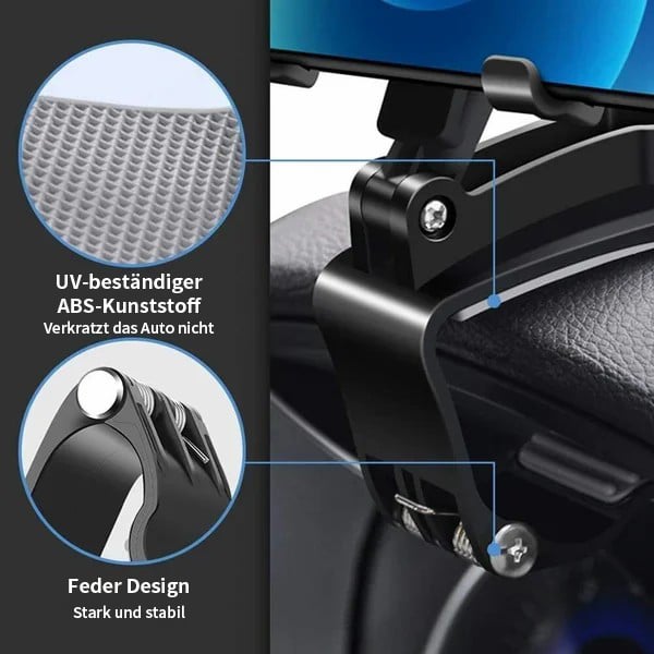 🏆2025 Neuankömmling 360-Grad-drehbare Handyhalterung fürs Armaturenbrett im Auto