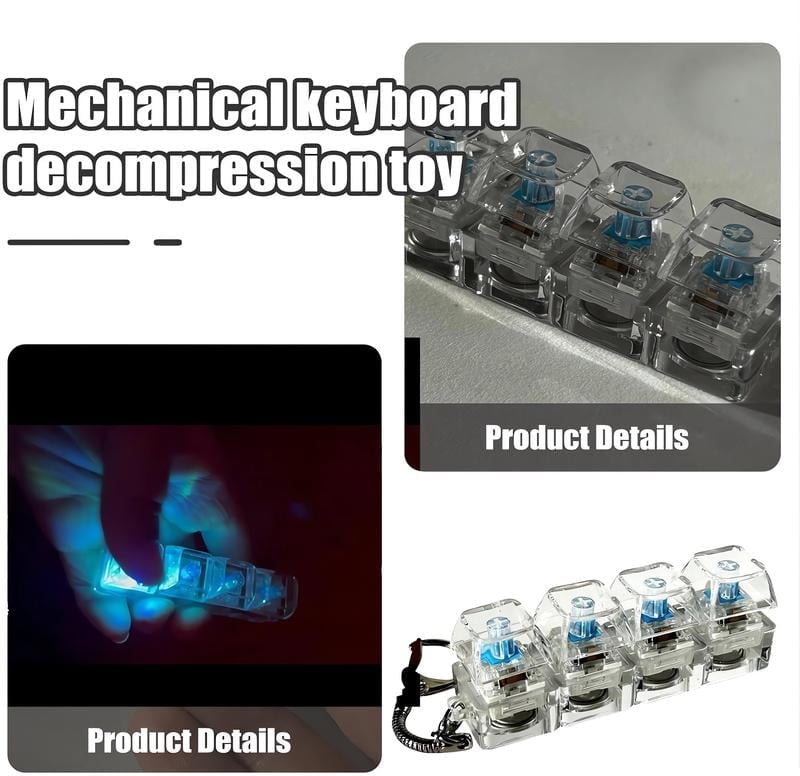 ⏰LAST DAY SALE 50% OFF💥Stress-relieving toy mechanical keyboard