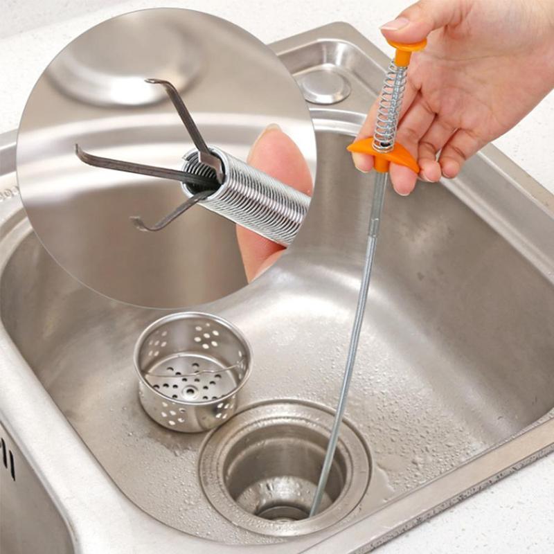 (SUMMER HOT SALE - 50% OFF) Kitchen Sink Sewer Cleaning Hook - Buy 3 Get Extra 10% OFF