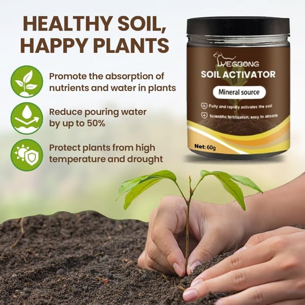 Last Day Promotion 70% OFF - 🔥Soil Pro Activator⚡Buy 2 Get 1 Free(3 Pcs)