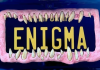 Creature teeth license plate