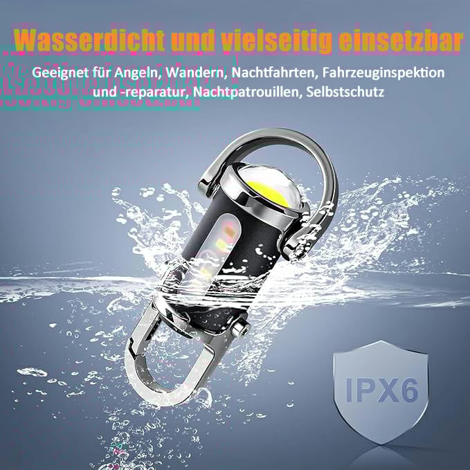 🔥Letzter Tag 49 % Rabatt🔥Superhelle Mini-Schlüsselanhänger-Taschenlampe Wasserdicht