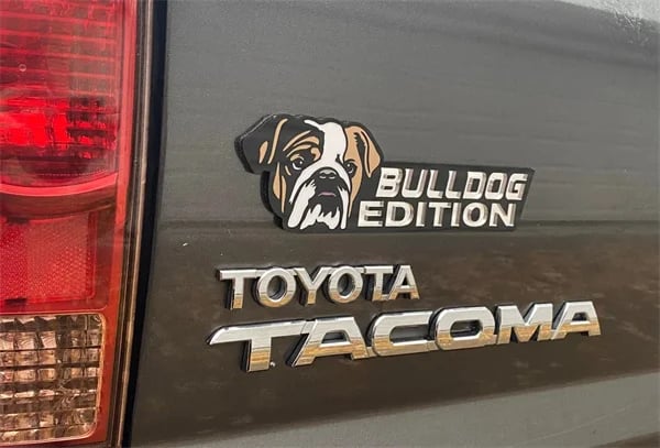 Laser-Cut Dog Car Emblem