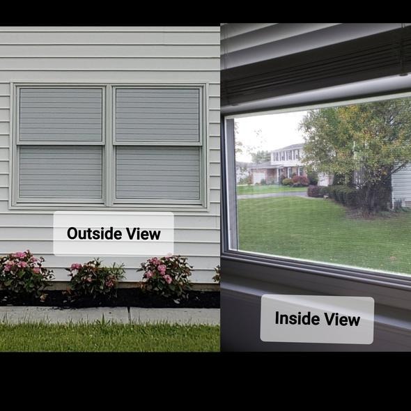 ⛄Early Spring Hot Sale 50% OFF⛄ - 1-way Vision Horizontal Blinds (Applies to Exterior)