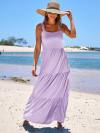 ANRABESS Women Dresses 2024 Summer Sleeveless Maxi Dress Casual Spaghetti Strap Tiered Flowy Beach Long Sun Dress