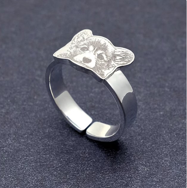 Adjustable Custom Stainless Steel Pet Ring