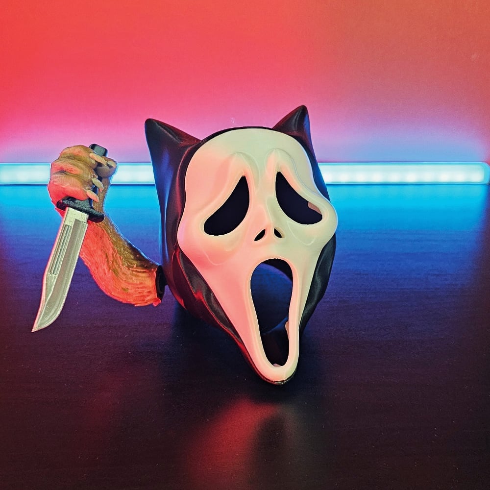 🎁TikTok Last Day Sale - 70% OFF🔥🎭Screaming Cat Mask - Modular 