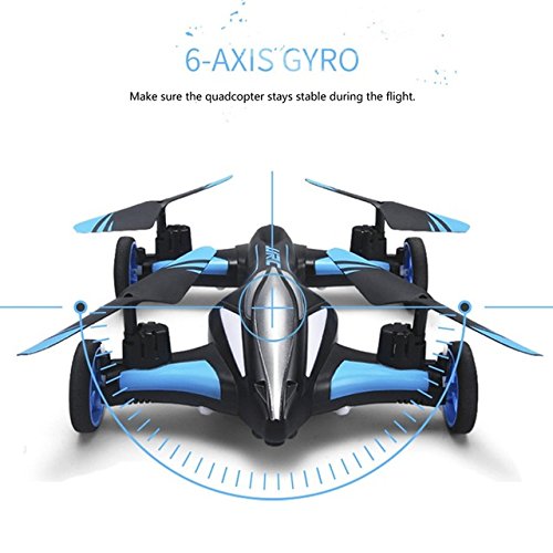 Flying Car Drone Air Ground Dual Mode Quadcopter /One-Key Return Headless Mode