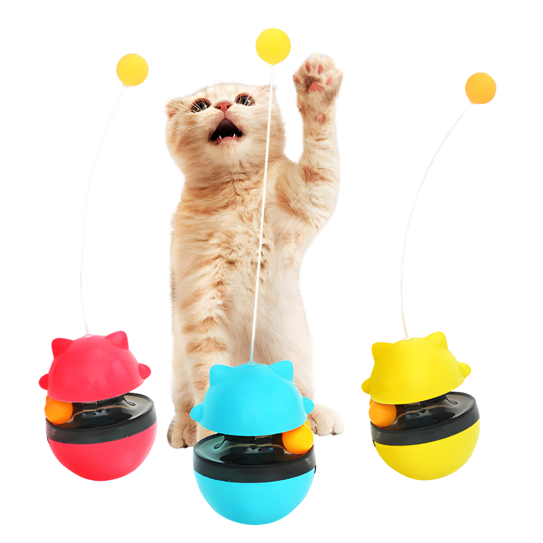 🔥Last Day 50% off😎3-in-1 Wobbler Toy🐾