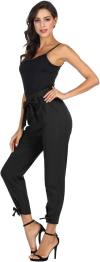 GRACE KARIN Womens Casual High Waist Pencil Pants with Bow-Knot Pockets for Work