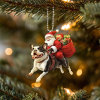🎅Santa And Dog Hanging Ornament