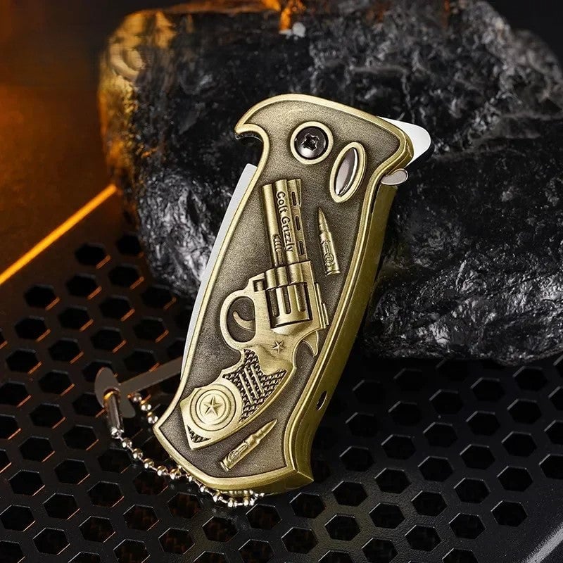 Outdoor Portable Metal Folding Knife Lighter