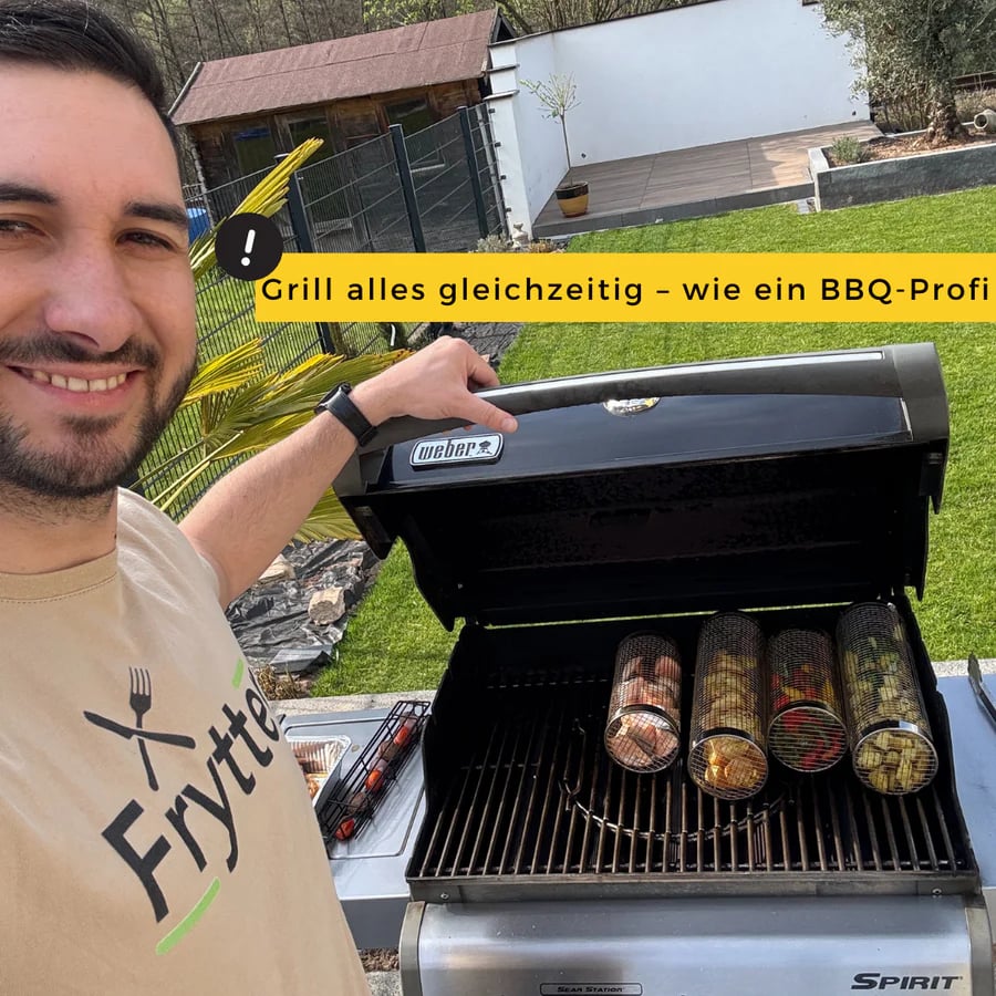 2025✨Letzter Tag 49 % Rabatt🔥Zylindrischer Grillkorb