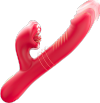 Upgraded Rose Muncher 5 In 1 Thrusting Clitoral G Spot Vibrator
