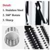 🔥3 in 1 Rotary Cheese Grater Vegetable Slicer