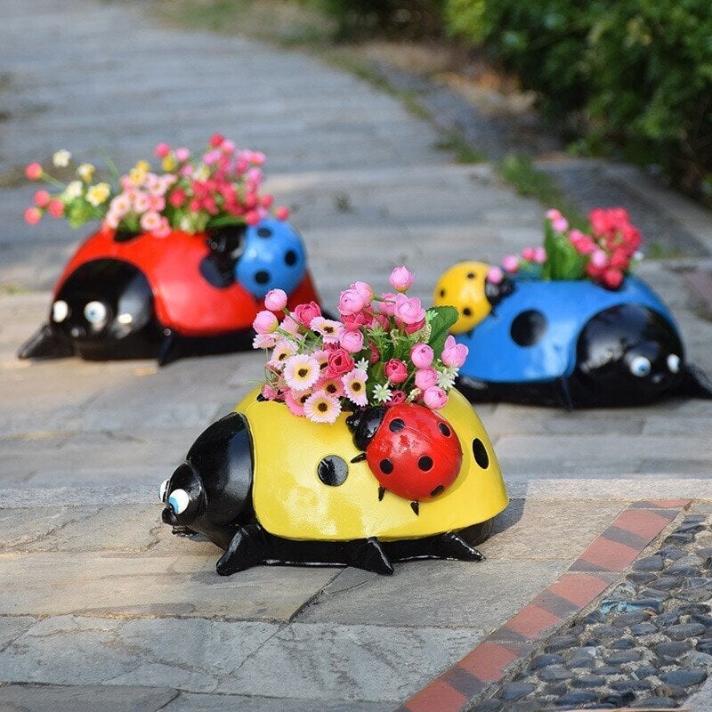 🎁2024 New Year Hot Sale - Cute Ladybug flower pot