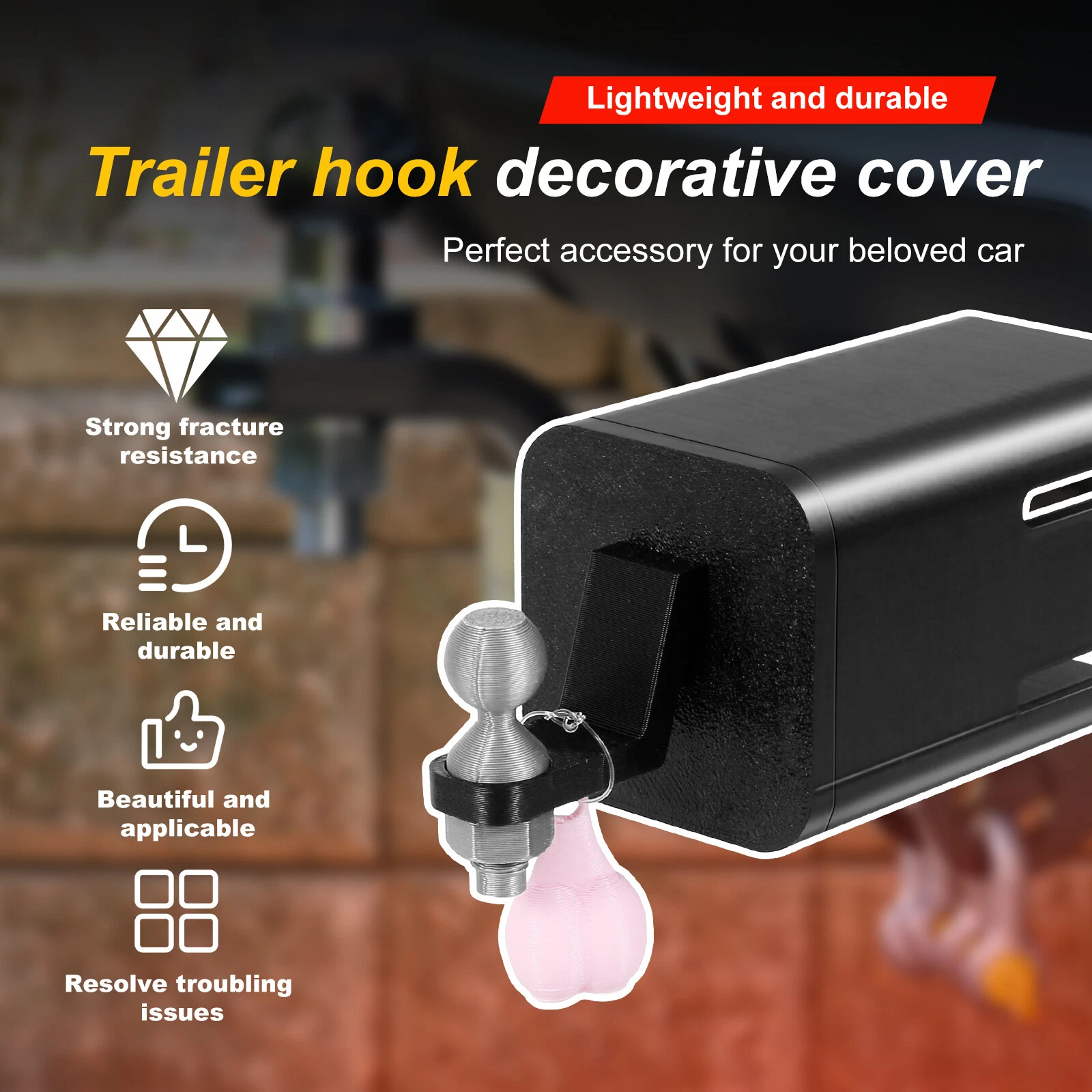 Funny Trailer Hitch Cover