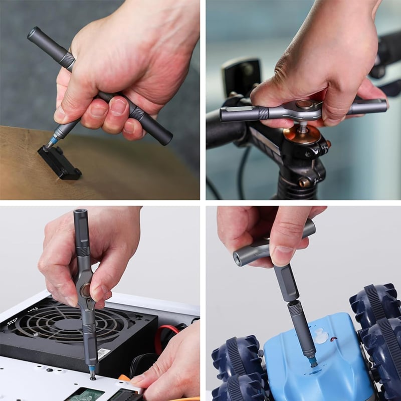 🎁TikTok Last Day Sale - 70% OFF🎉24 in 1 DlY Screwdriver Set Magnetic Compact and Portable Ratchet Screwdriver