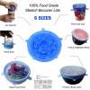 (Summer Flash Sale- 48% OFF) Reusable Silicone Lids (6pcs/set)