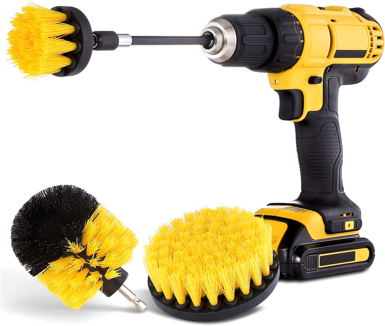 (🌲Early Christmas Sale- SAVE 48% OFF)3 Pcs Drill Brush Power Scrubber Set(BUY 2 GET FREE SHIPPING)