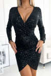 Women's V-neck Sequined Tight Sexy Dress