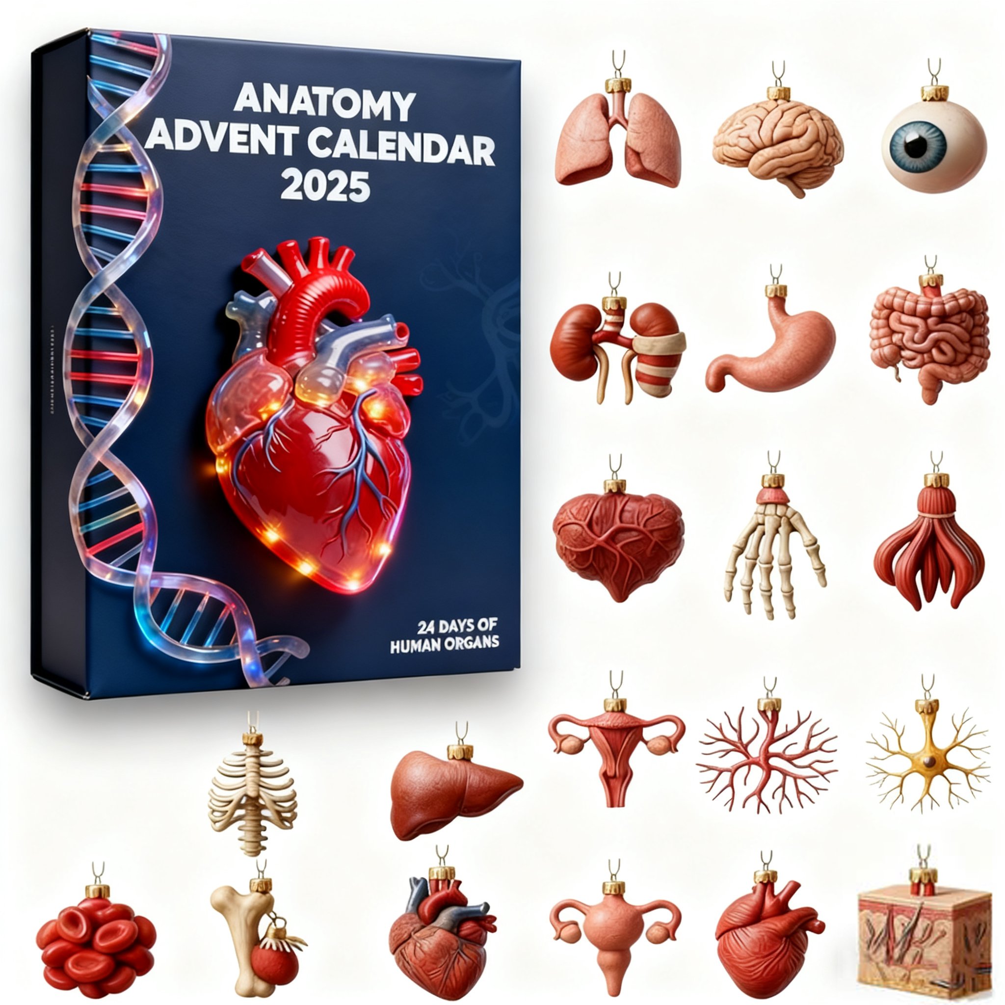 🔥Last Day 50% OFF -🎄2025 Anatomy Advent Calendar