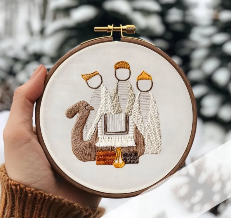 🩷Last Day 49% OFF🎄 - Nativity Scene Embroidery Kit