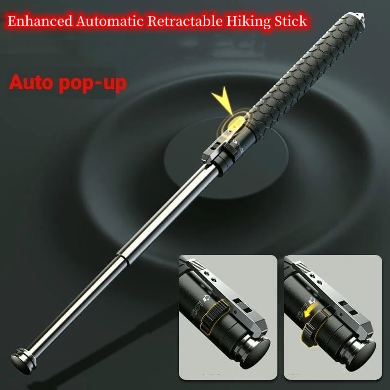 🎁TikTok Last Day Sale - 70% OFF🔥Enhanced Automatic Retractable Self-Defense Hiking Stick