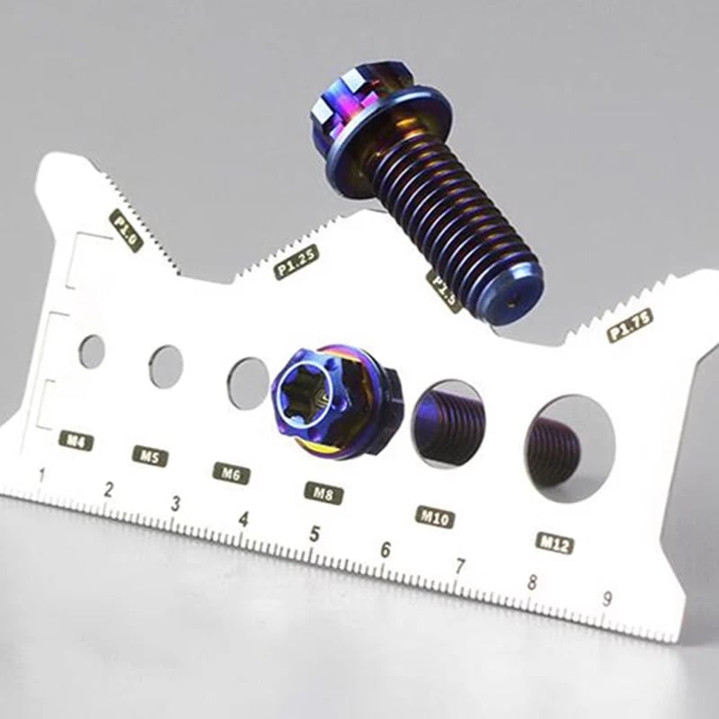 💥Stainless Steel Double-Sided Bolt Gauge Card💥