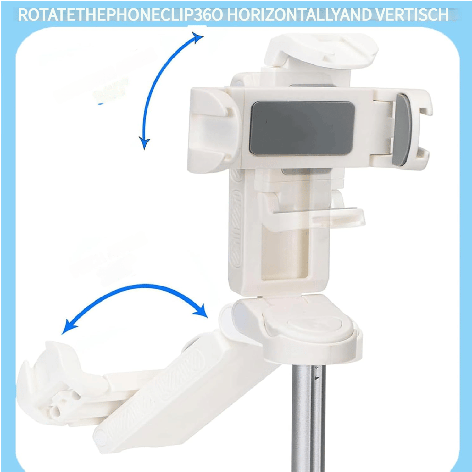 🔥Letzter Tag 49% Rabatt📱Taschenformat Selfie Stick Stativ