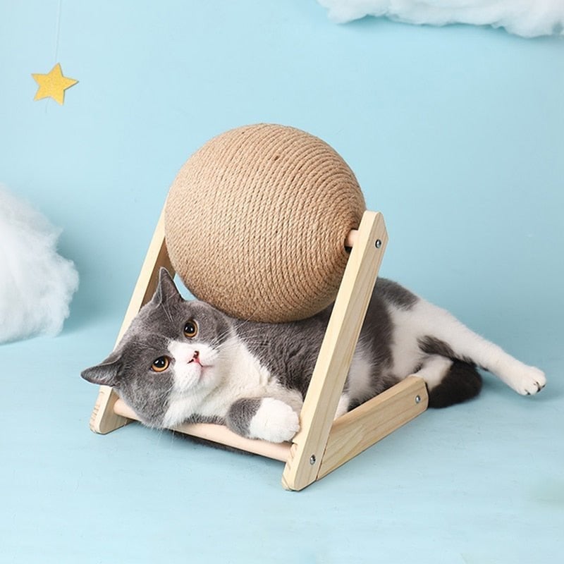 (🔥LAST DAY PROMOTION-SALE-70% OFF)🐱Cat Scratching Ball (Buy 2 Save 10% & Free Shipping)