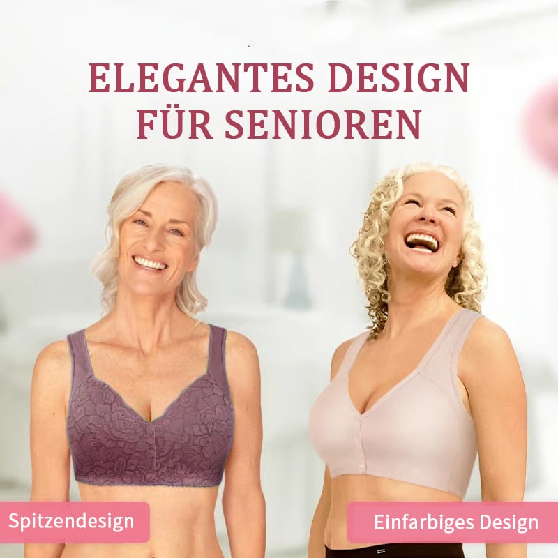 🔥Letzter Tag Kaufe 1 und erhalte 3 Packungen⭐️Bügelloser BH mit Spitzenverschluss vorne
