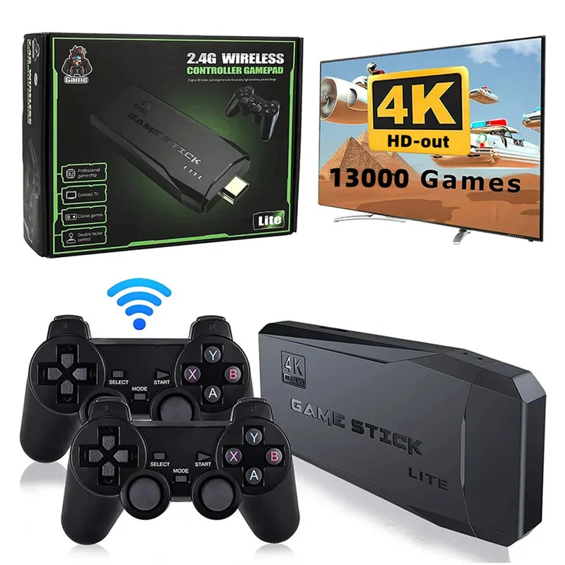 🔥Last Day 50% OFF🎉 Retro Gaming Stick + 2 Wireless Gamepads