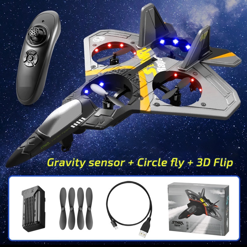 🎁Last Day Promotion- SAVE 70%🎁V17 Jet Fighter Stunt RC Airplane - FREE SHIPPING TODAY