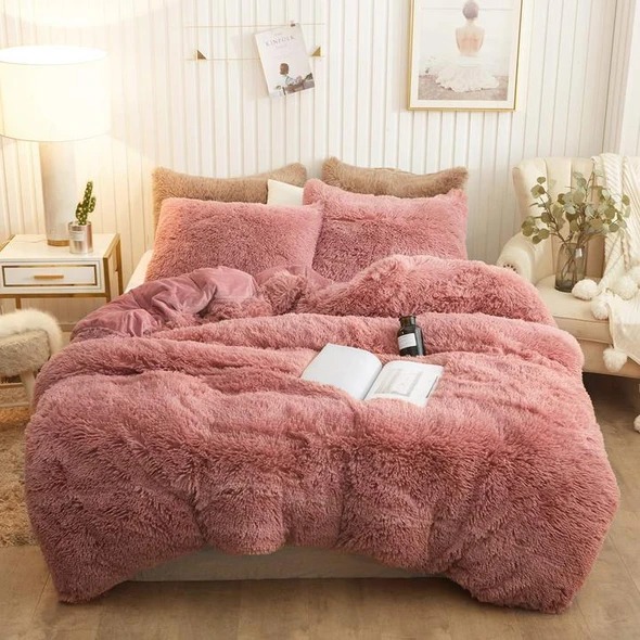 (🎅EARLY XMAS SALE - Buy 2 Get Extra 10% OFF)Fluffy Blanket With Pillow Cover