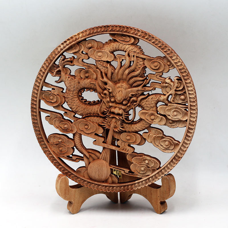 🔥Solid Wood Carved Dragon Window & Wall Decor (Alan Ewen Handmade®)