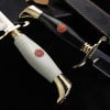 Second generation outdoor self-defense fruit eating meat barbecue straight knife