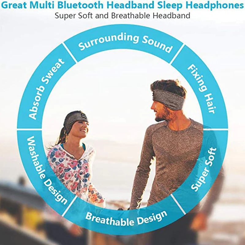 (🔥Last Day Promotion 50% OFF) Sleep & Sport Headphones Wireless Bluetooth 5.3