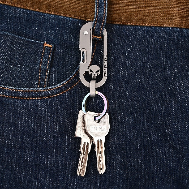 Titanium Alloy keychain Knife