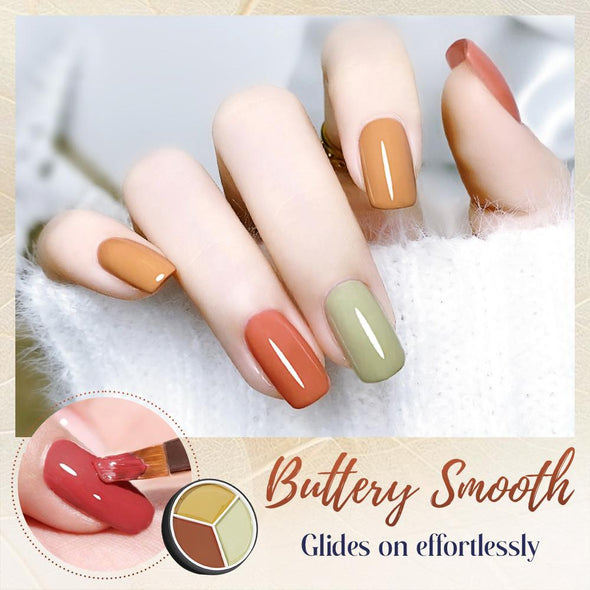 Mother's Day Sale-50% OFF-3 Colors in 1 Solid Cream Nail Gel Palette