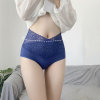 Friashion®[Buy 1 Get 5(5pcs)]Women's High Waist Cotton Lace Panties