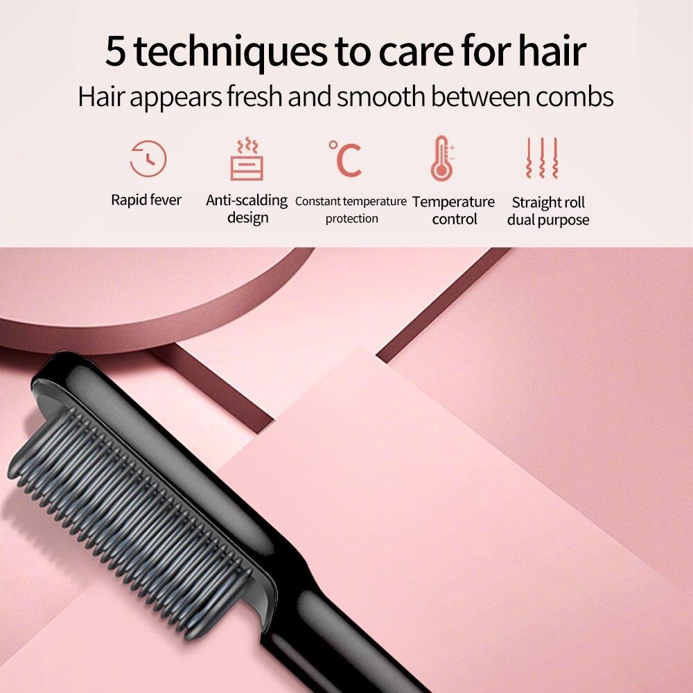(🔥HOT SALE) Hair Straightener Brush, Buy 2 Save 10% Off & Free Shipping