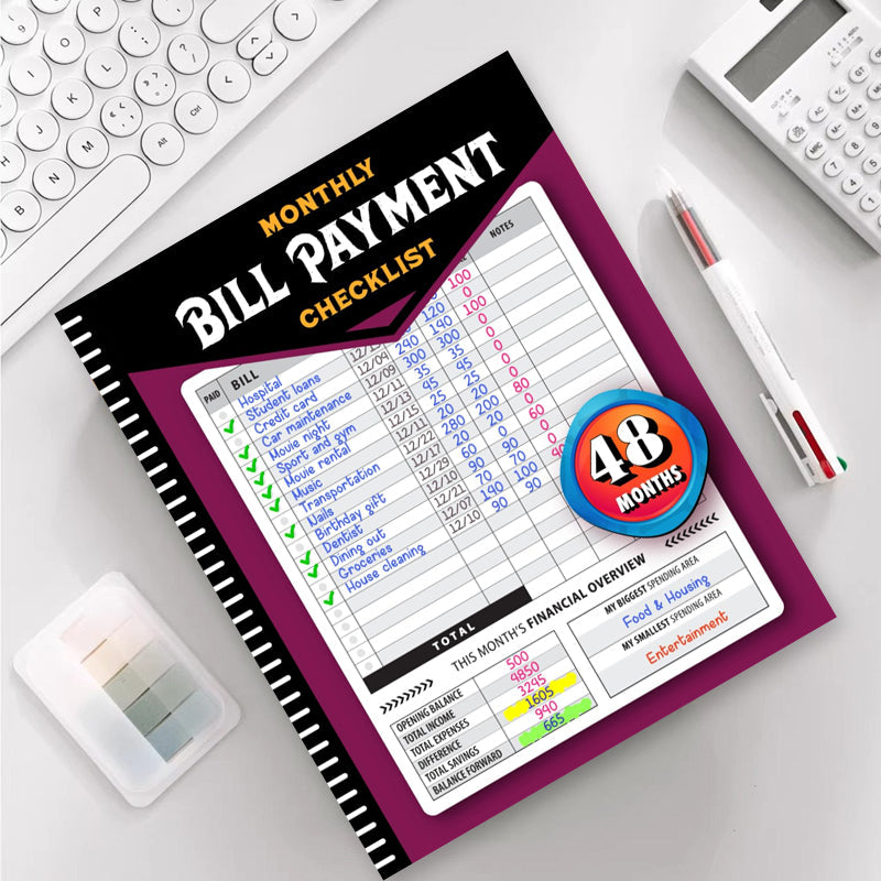 🔥Last Day 50% OFF🎁 Bill Payment Management Book